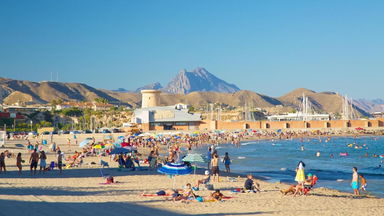 Sunny Duplex In Front Of Campello Beach El Campello Buitenkant foto